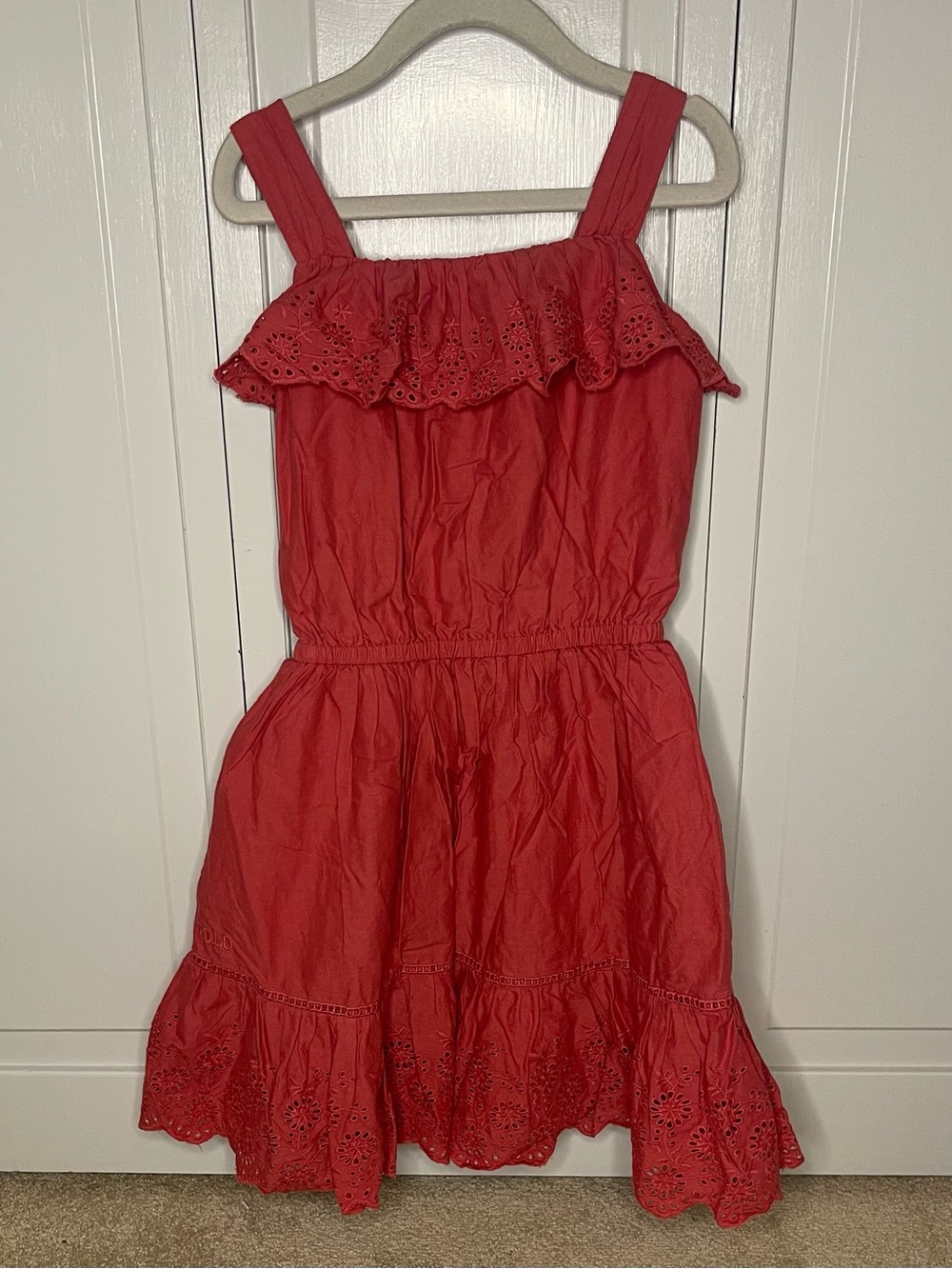 Polo by Ralph Lauren Eyelet Cotton Dress - Picture 1 of 5